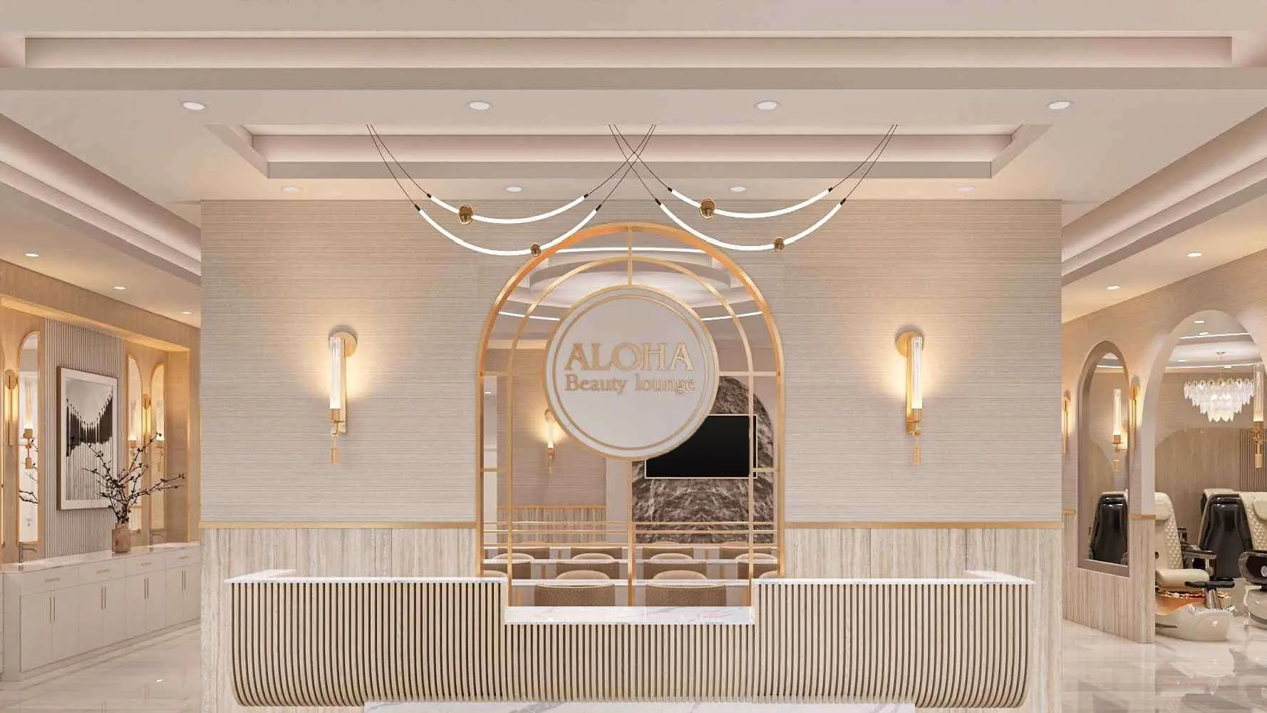 Inside Aloha Beauty Lounge in South Jordan, Utah